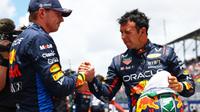 Verstappen reaccionó a la renovación de Checo Pérez con Red Bull: "Es una gran noticia"