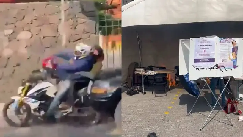 Sujetos intentan vandalizar casillas electorales y quemar boletas en Querétaro