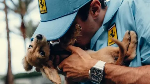 Perrito de Leclerc asiste al GP de Miami con acreditación VIP y las redes enloquecen
