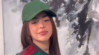 ¡Enamorada de los colores! Nicki Nicole es captada besando la playera de México
