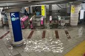 VIDEO: Fuertes lluvias en Tokio generan inundaciones en estaciones del metro