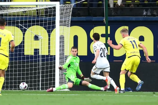 ¡Adiós récord de puntos! Real Madrid empata ante Villarreal en mala tarde para Lunin