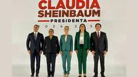 Claudia Sheinbaum presenta tercera parte de su gabinete; aparece Omar García Harfuch