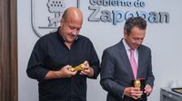 Enrique Alfaro sostuvo reunión con directivos de la FIFA con miras al Mundial México 2026