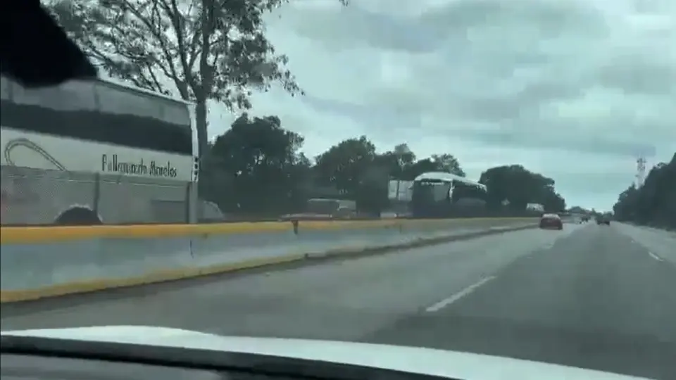 ¡Toma precauciones! Hay cierre parcial en la autopista México-Cuernavaca