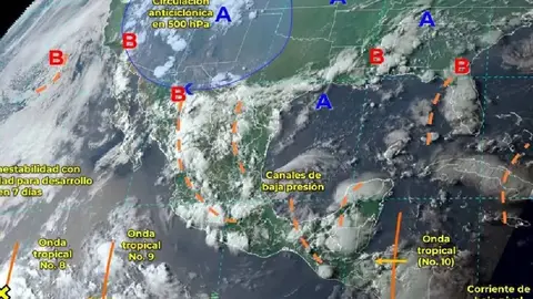 Clima en México este 15 de julio: Se prevén fuertes lluvias por onda tropical 10
