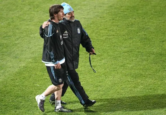Messi lamentó que Maradona no vio a Argentina coronarse en Qatar 2022