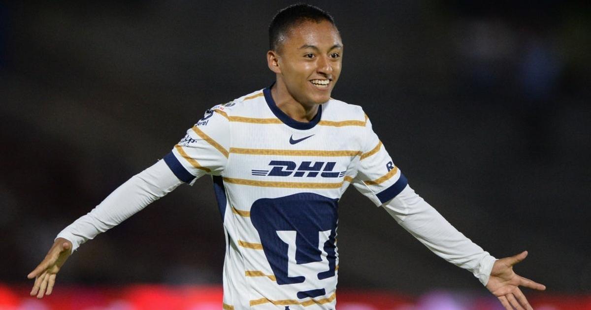 Ángel Rico, el canterano que ya anotó en Primera División con Pumas ...