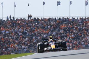 ‘Checo’ Pérez último de la FP3 del GP de Países Bajos; lluvia y accidentes lo dejan fuera de la sesión