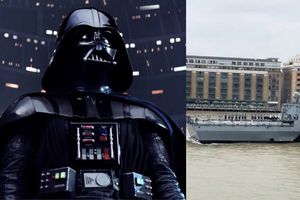 VIDEO: ¡A lo Star Wars! Buque de guerra alemán entra a territorio de Reino Unido con tema de Darth Vader