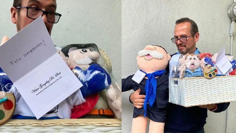 ¡Un SimiClaudia! Víctor González Torres, el Doctor Simi, le envía regalos a Claudia Sheinbaum por su cumpleaños