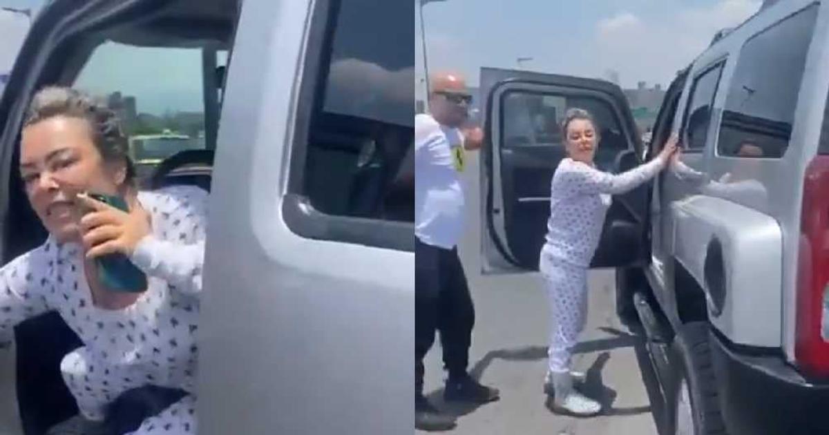 ¡Surge Lady Collado! Mujer choca a vehículo y trata de escapar, pero su ...