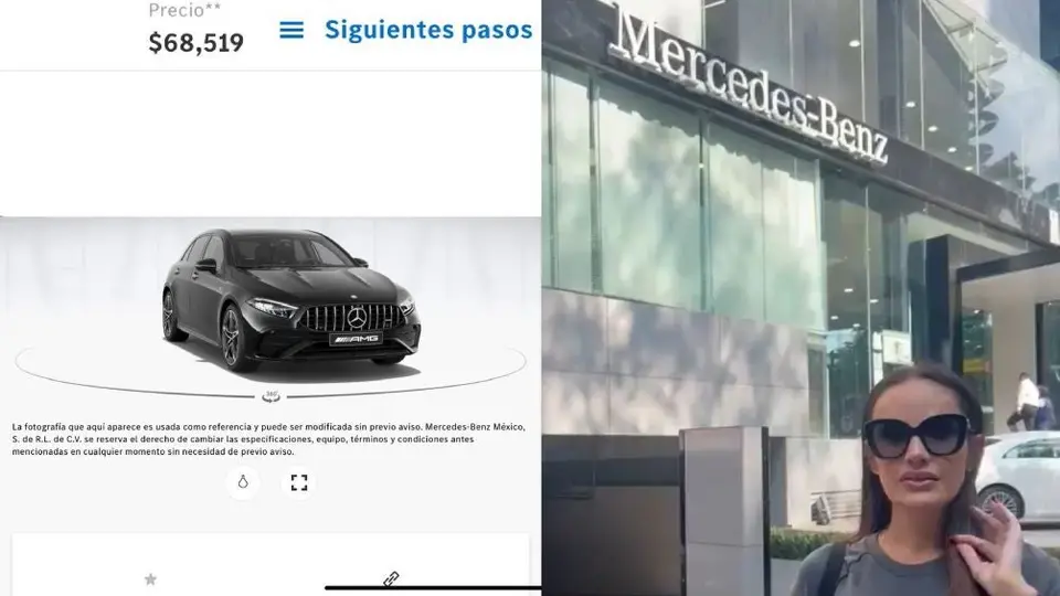 ¿Llamado a Profeco? Mujer pide a Mercedes Benz respetar precio de 68 mil pesos de auto de lujo