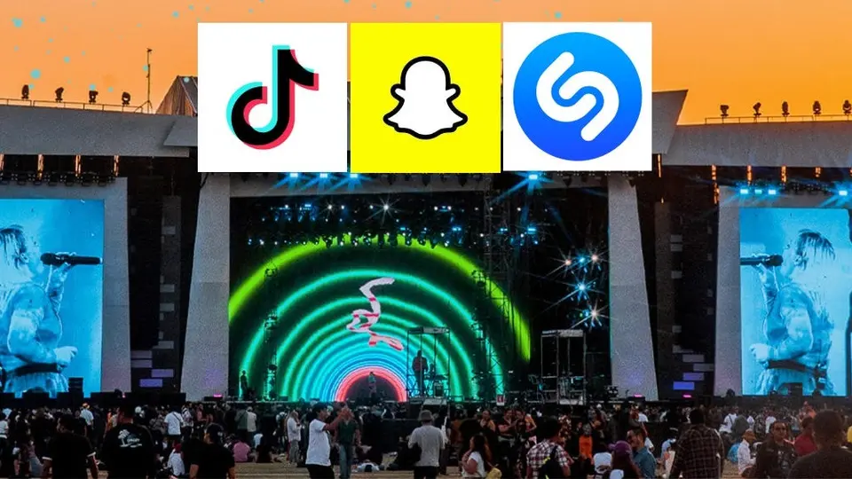¿Usas Shazam, TikTok y Snapchat? Ya podrás comprar boletos para los conciertos desde las aplicaciones