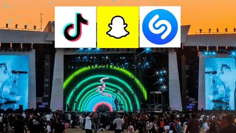 ¿Usas Shazam, TikTok y Snapchat? Ya podrás comprar boletos para los conciertos desde las aplicaciones