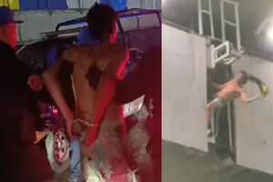 Aficionado que se colgó en el techo del Estadio Azteca sí fue detenido por las autoridades