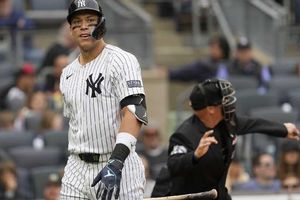 Aaron Judge, astro de los Yankees de Nueva York, es expulsado por primera vez en su carrera