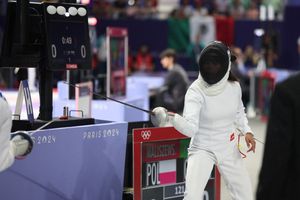 Mayan Oliver en la posición número 12 tras la primera ronda de esgrima en Pentatlón moderno