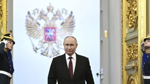 Vladimir Putin toma juramento por el quinto mandato presidencial en Rusia