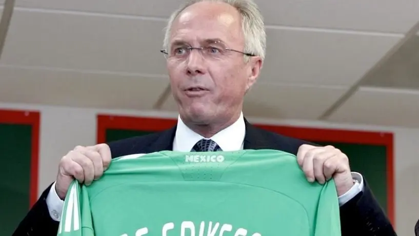Así le fue a Sven-Göran Eriksson cuando fue entrenador de la Selección Mexicana