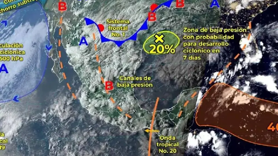 Clima en México para el 2 de septiembre de 2024: ¿Frente frío y lluvias a la vista?