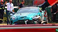 ¡Insólito! El safety car chocó en Monza durante la inspección previo al Gran Premio de Italia