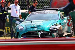 ¡Insólito! El safety car chocó en Monza durante la inspección previo al Gran Premio de Italia