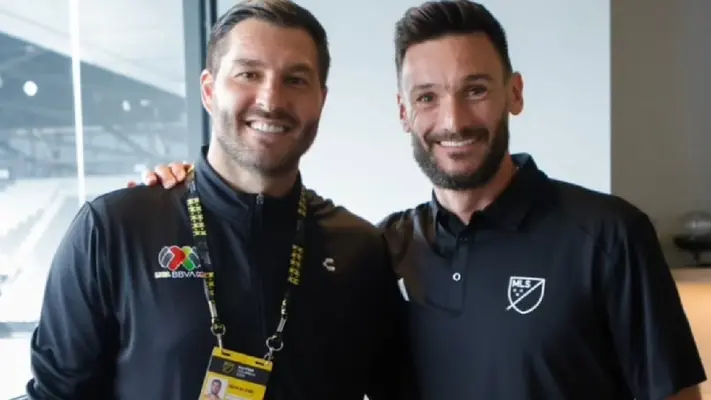 ¡Elegancia la de Francia! El emotivo reencuentro entre Gignac y Hugo Lloris en el All-Star Game