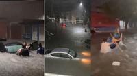 Chetumal es sorprendida por fuertes lluvias; la gente fue resguardada en refugios anticiclónicos