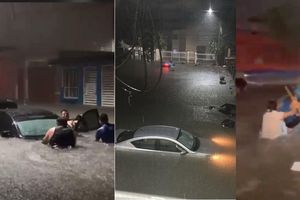 Chetumal es sorprendida por fuertes lluvias; la gente fue resguardada en refugios anticiclónicos