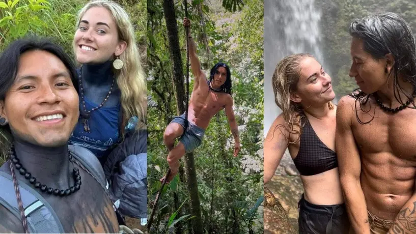 ¡Como en Tarzán! Joven australiana deja todo por irse a vivir con su novio ecuatoriano en las amazonas