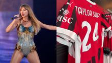 ¡Nuevo fichaje! AC Milan le da la bievenida a Taylor Swift por The Eras Tour