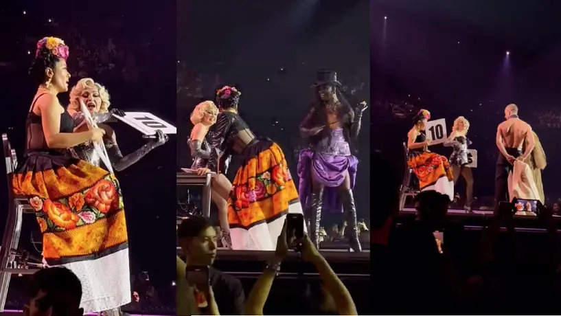 Salma Hayek tuvo un buen motivo para aparecer como ‘Frida’ en el show de Madonna en México