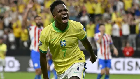 ¡Apareció la sambinha! Brasil luce con Vini y golea a Paraguay en la Copa América