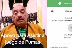 Don Beto recibe transferencias de un peso con insultos en la referencia