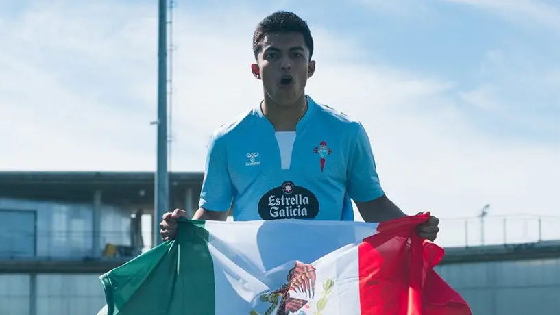 Emi Rodríguez, canterano de Pachuca, marcó su primer gol con Celta de Vigo