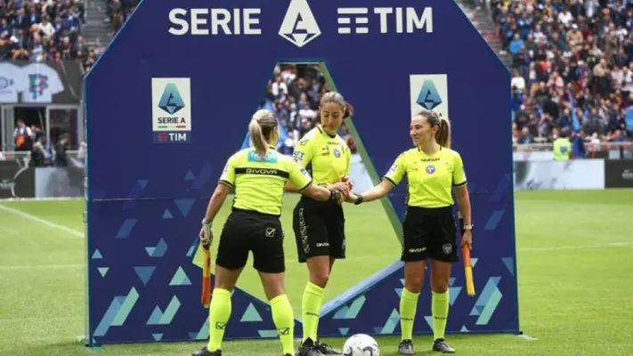 La Serie A hace historia y pone a la primera terna arbitral femenina en el Inter vs Torino