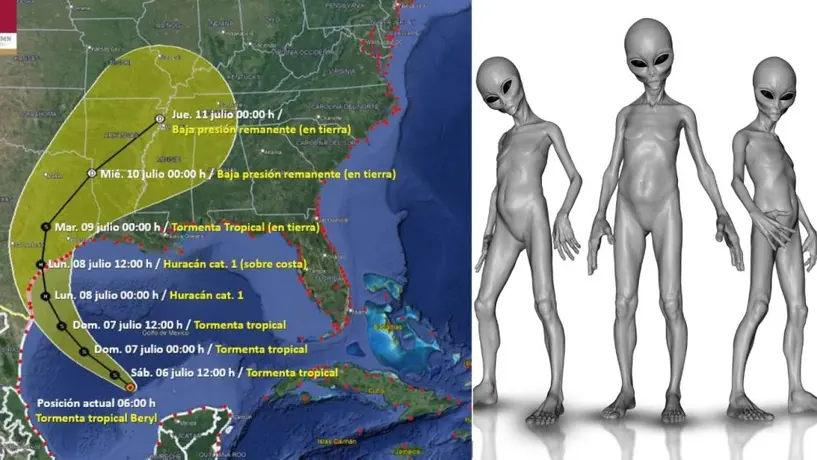 ¿Aliens desvían tormenta tropical Beryl a Estados Unidos? Nuevamente Tamaulipas no se verá afectado