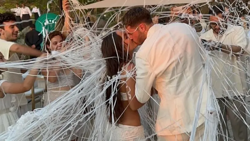 ¡La 'Beboda'! Santiago Giménez y Fer Serrano contrajeron matrimonio