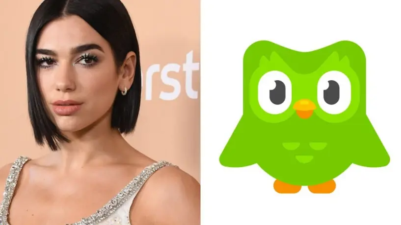 Duolingo y Dua Lipa aparecen juntos en foto de perfil