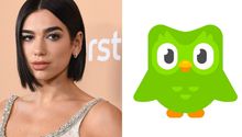 Duolingo y Dua Lipa aparecen juntos en foto de perfil