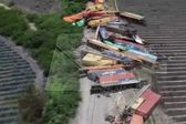 Tren de carga se descarrila en La Barca, Jalisco