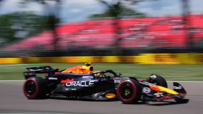 Checo Pérez tras quedar en la Q2 en Emilia-Romagna: "No pudimos entrar en ritmo"