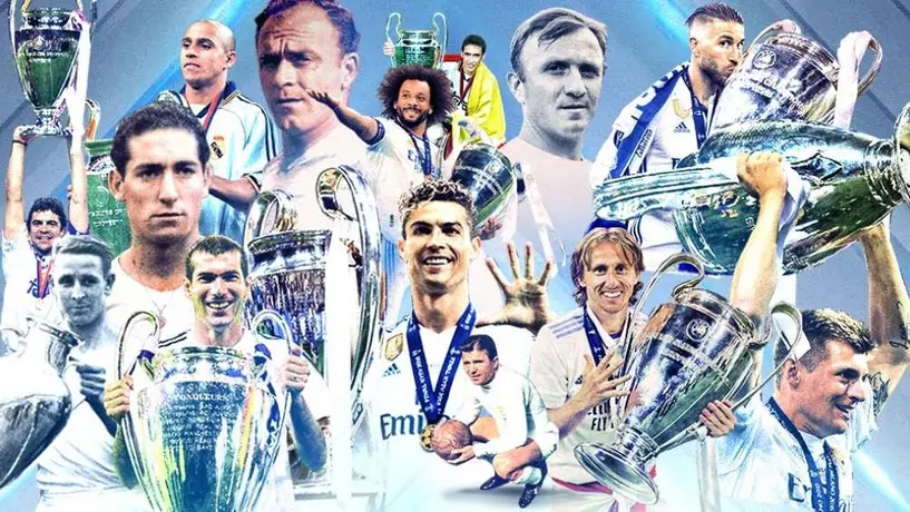 ¡El Rey Merengue! Así han sido los 15 títulos de Champions League de Real Madrid