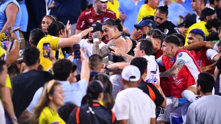 Conmebol da su postura sobre los incidentes violentos en el Uruguay vs Colombia