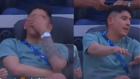 ¡Frustrado! La reacción de Edson Álvarez a un centro de Antuna vs Venezuela