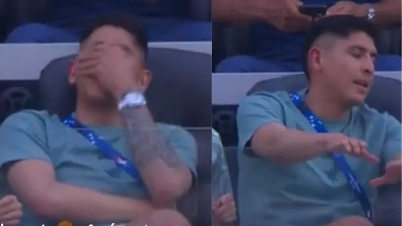 ¡Frustrado! La reacción de Edson Álvarez a un centro de Antuna vs Venezuela