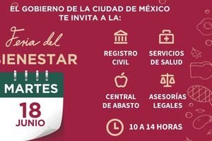 Feria del Bienestar: Actas de nacimiento, asesorías legales, atención médica ¡GRATIS!