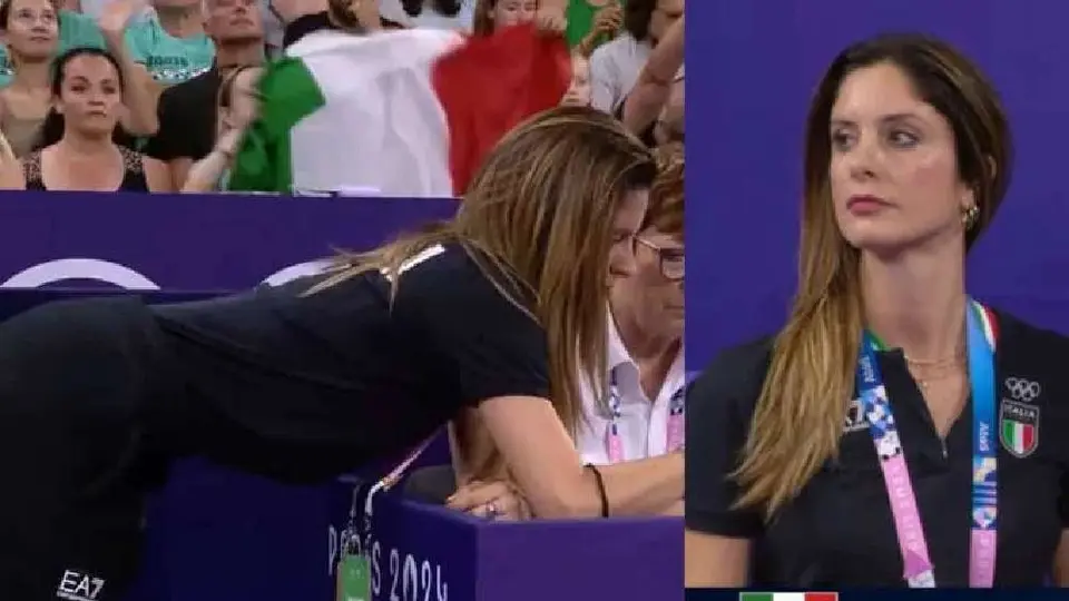 Claudia Mancinelli, la entrenadora de gimnasia rítmica que causó furor en París 2024