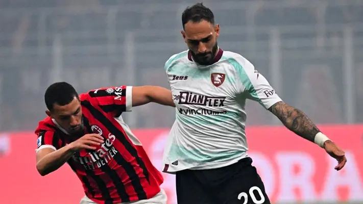 Salernitana sin Guillermo Ochoa empata agónicamente contra el Milán en San Siro